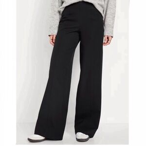 Old Navy Black Wide-Leg Trousers
